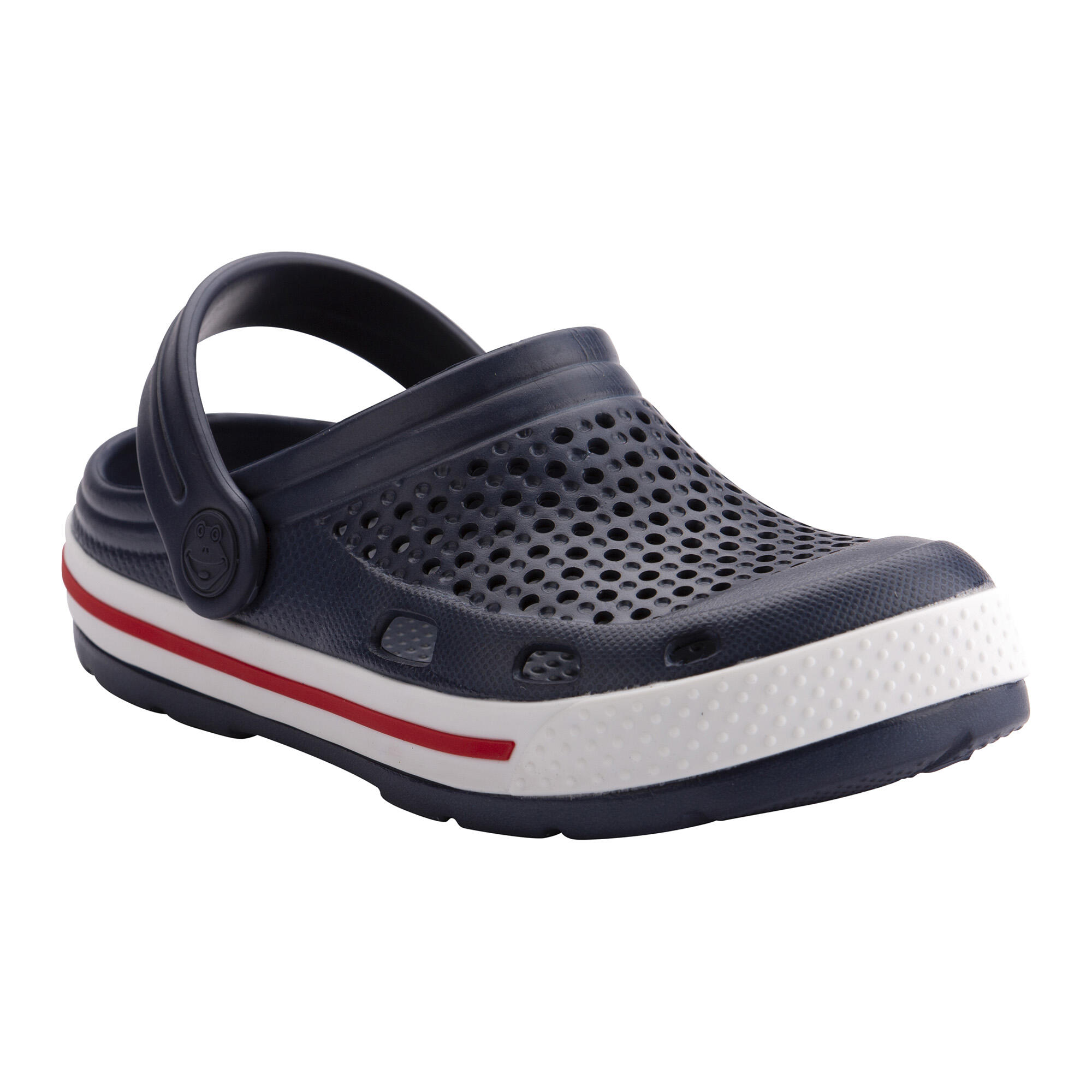 Coqui - Chaussons Enfants Coqui Lindo - Claquettes - Blanc|bleu - 26,5 Cm - Decathlon
