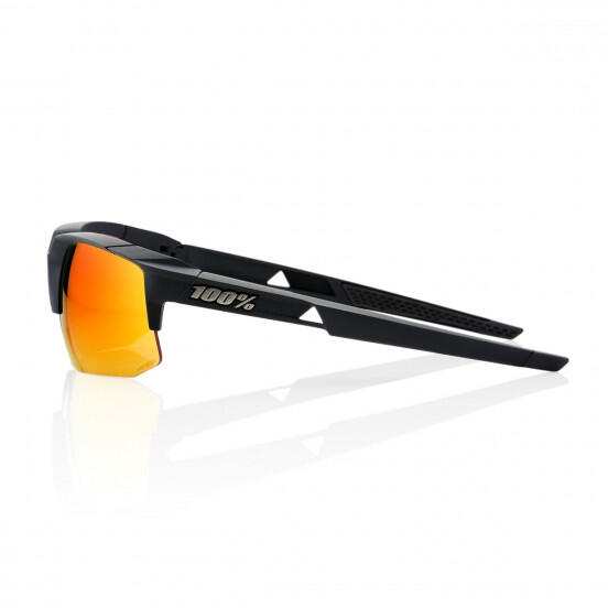 100% Speedcoupe Soft Black / Red Mirror Lens 3/3