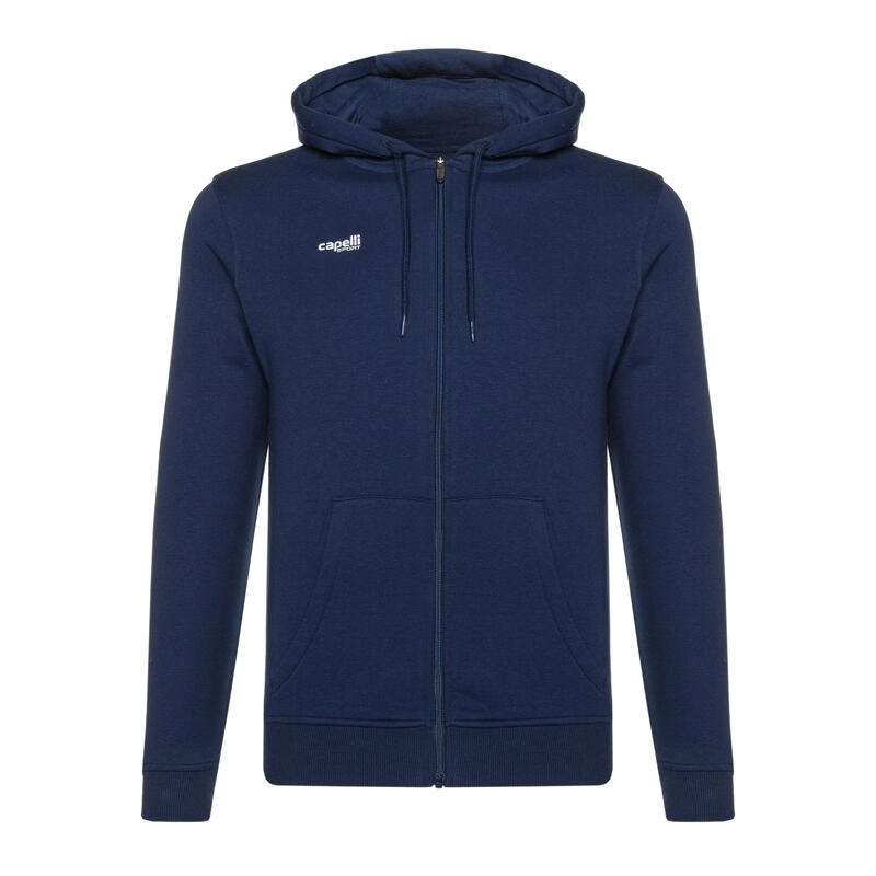 Bluza piłkarska męska Capelli Basics Adult Zip Hoodie