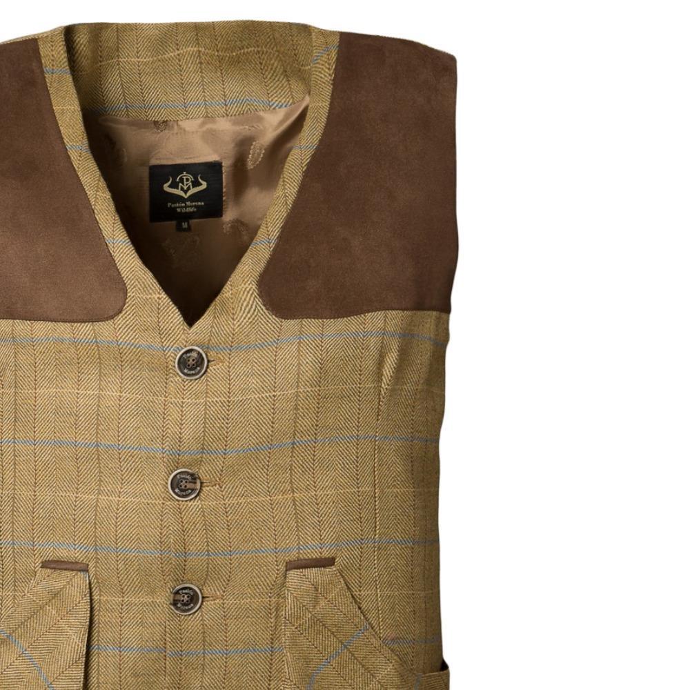 Chaleco Caza Hombre Pasión Morena 07008 Camel Tiradora Tweed 3/3