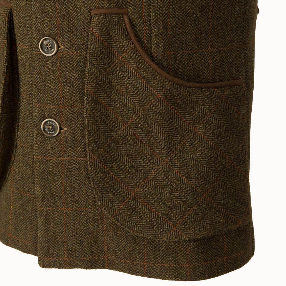 Chaleco Caza Hombre Pasión Morena 07026 Caqui Tiradora Tweed Largo 4/6