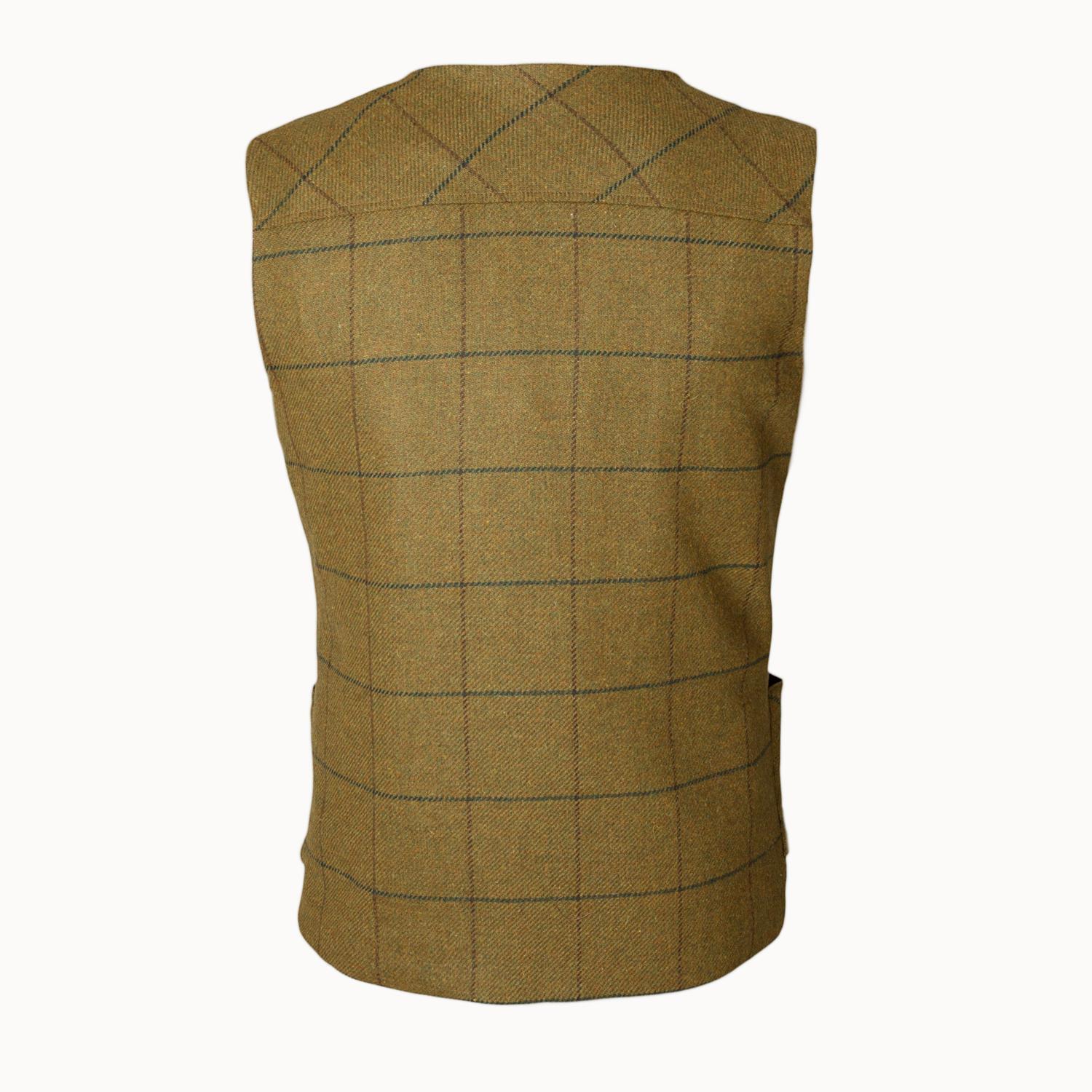 Chaleco Caza Hombre Pasión Morena 07008 Verde Tiradora Tweed 2/5