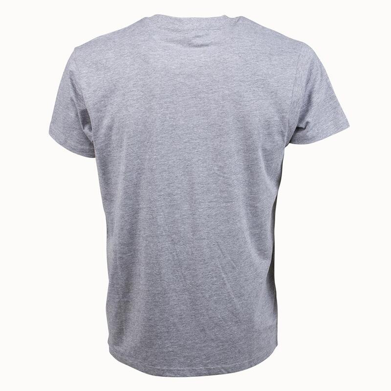 Camiseta Caza Hombre Pasión Morena 37025 Gris Manga Corta