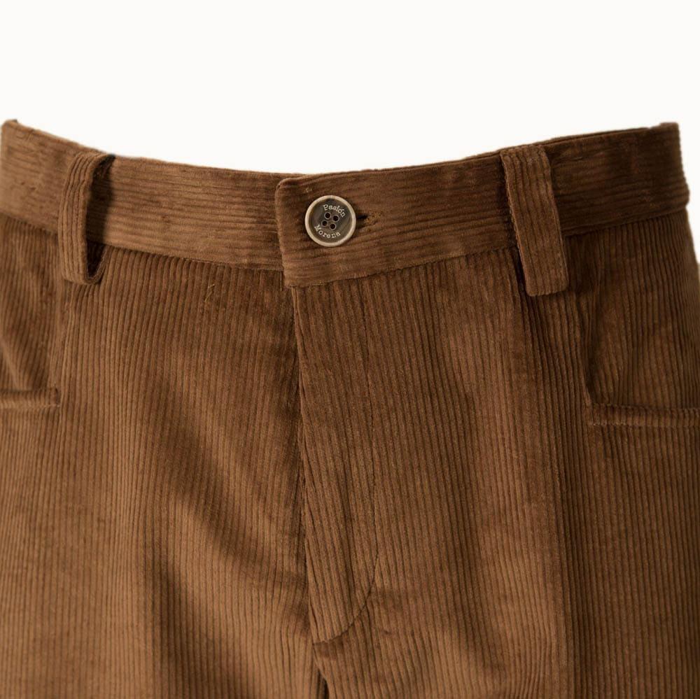 PANTALÓN CALZONA CAZA PARA HOMBRE PASION MORENA PANA ELASTICA CAMEL 3/6