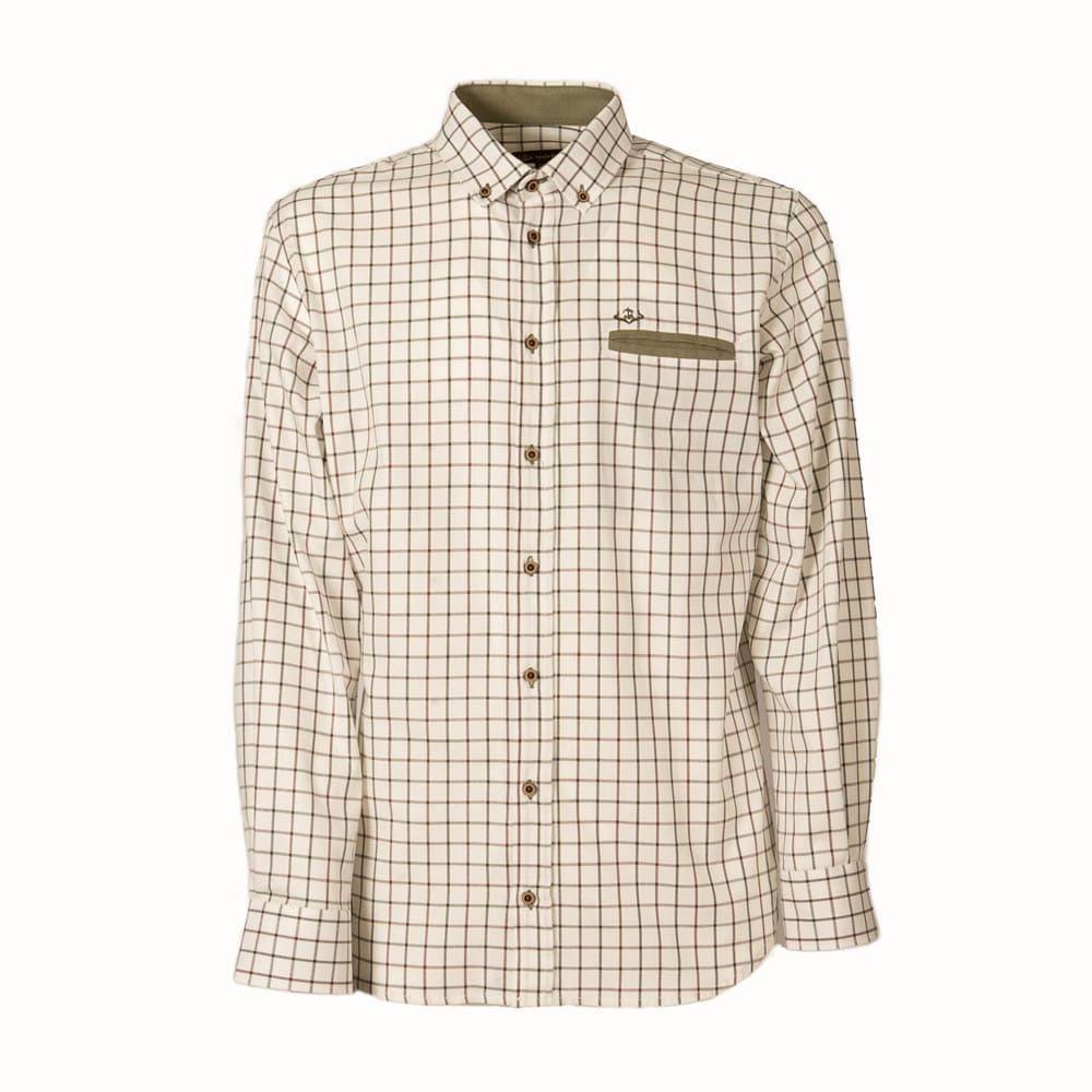 PASION MORENA Camisa Caza Hombre Pasion Morena 01104 Blanca Manga Larga