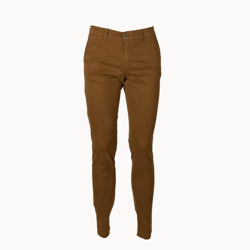 Pantalón Cazza Hombre Pasion Morena 05034 Camel Chino Slim