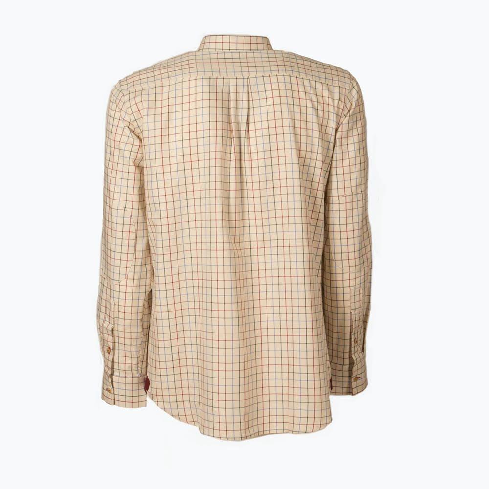 Camisa Caza Hombre Pasion Morena 01103 Beige Manga Larga 2/4