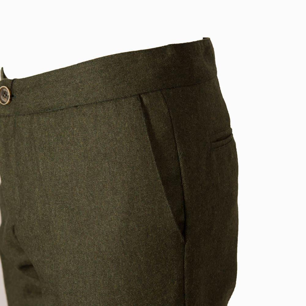 Pantalón Caza Hombre Pasion Morena 05032 Verde Vestir 3/4