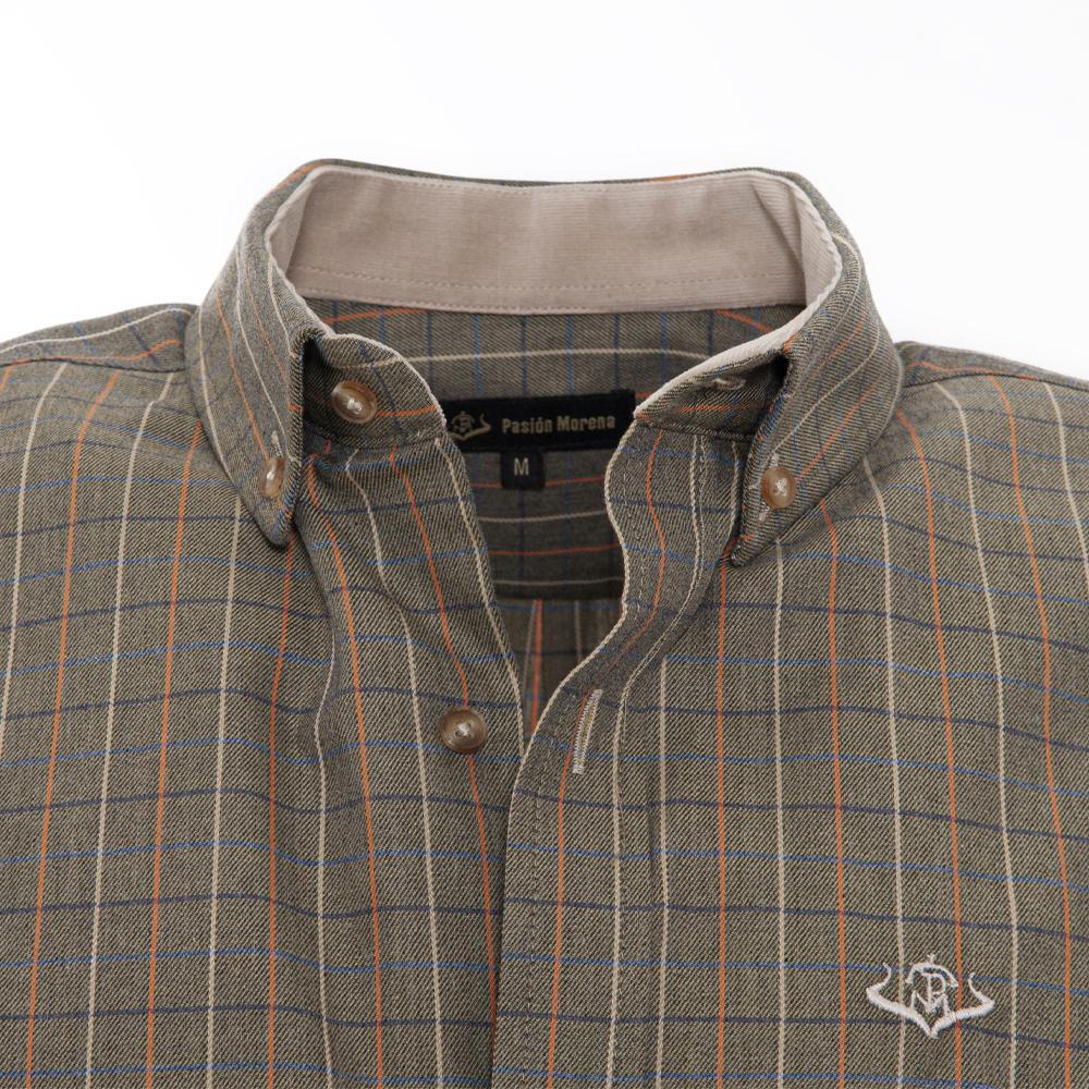 Camisa Manga Larga Caza Hombre Pasion Morena 01113 Verde 3/5