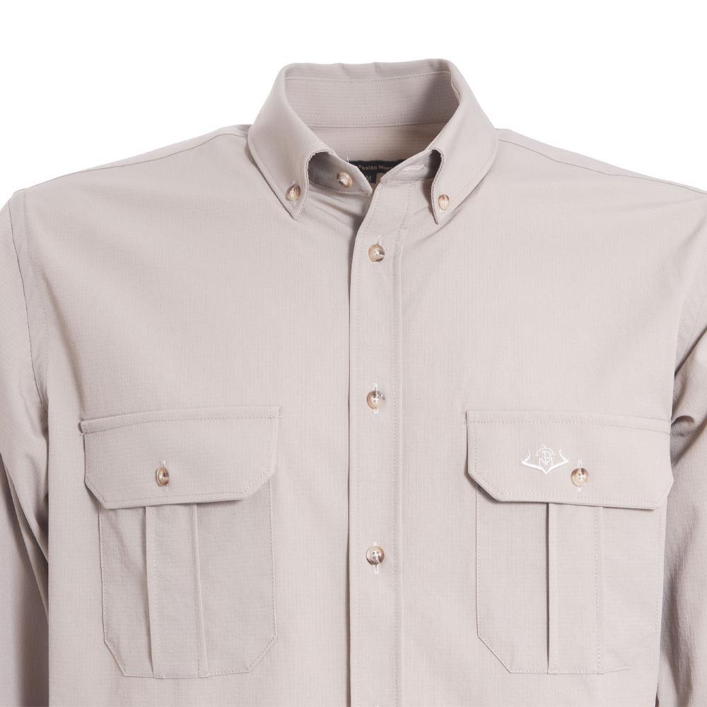 Camisa Caza Hombre Pasión Morena 01100 Beige Safari Manga Larga 2/6