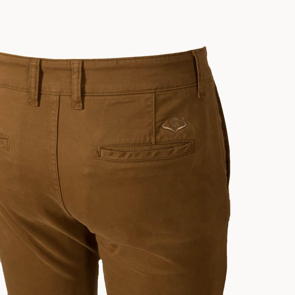 Pantalón Cazza Hombre Pasion Morena 05034 Camel Chino Slim 2/4