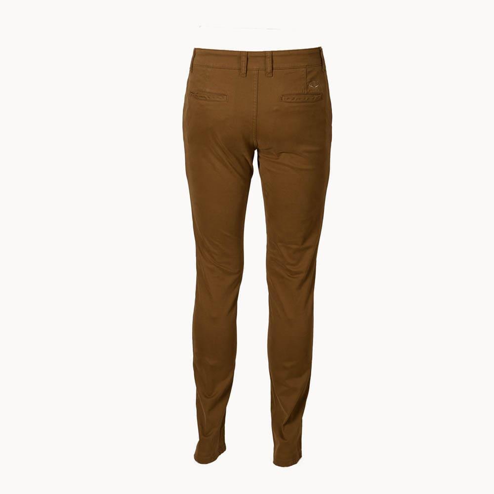 Pantalón Cazza Hombre Pasion Morena 05034 Camel Chino Slim 4/4