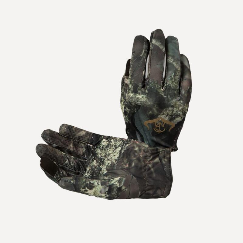 Guantes Caza Pasión Morena 25012 Camuflaje Técnico Coolmax Fino