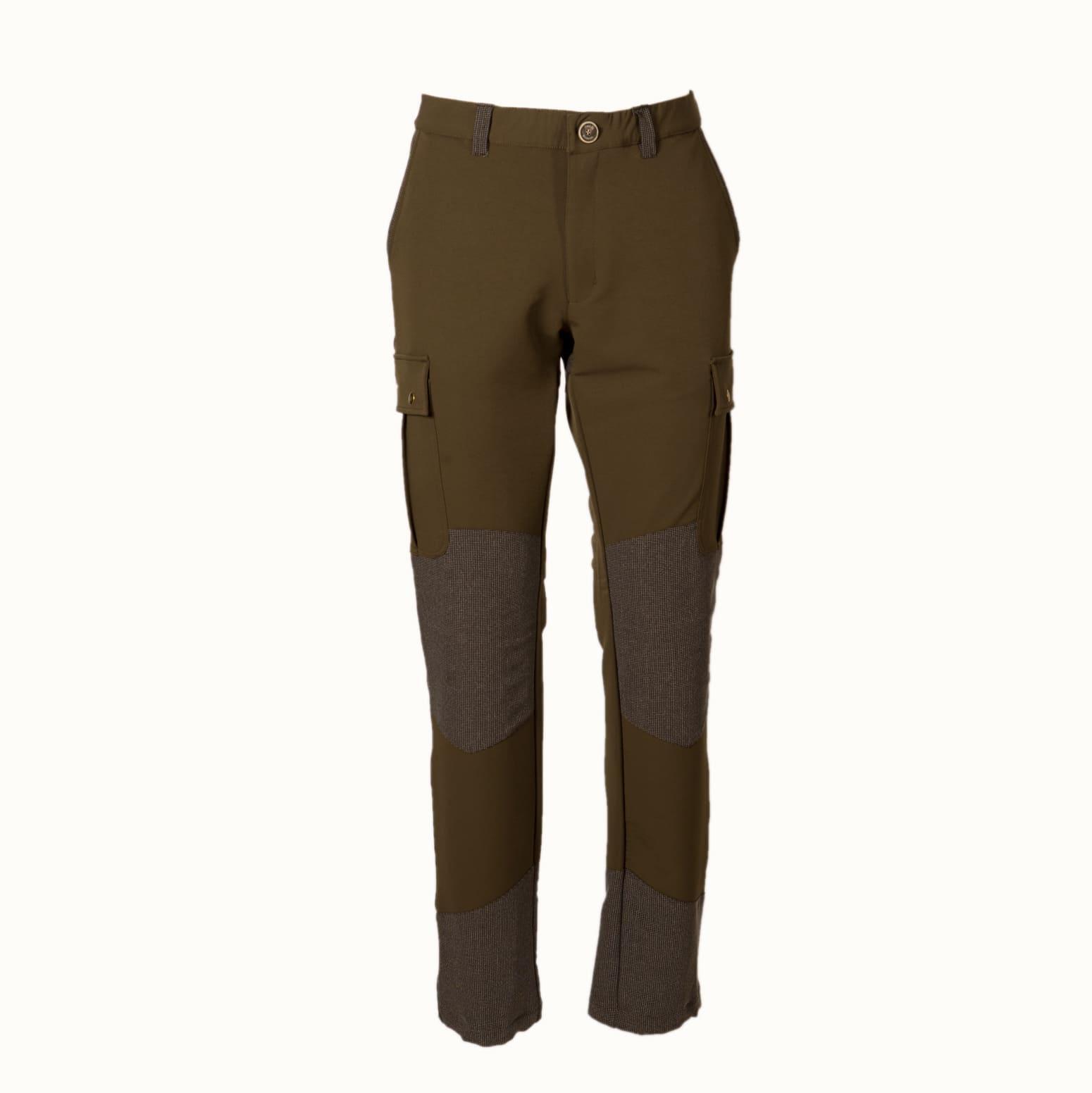 PASION MORENA Pantalón Caza Hombre Pasión Morena 05017 Verde Refuerzo Rodilla
