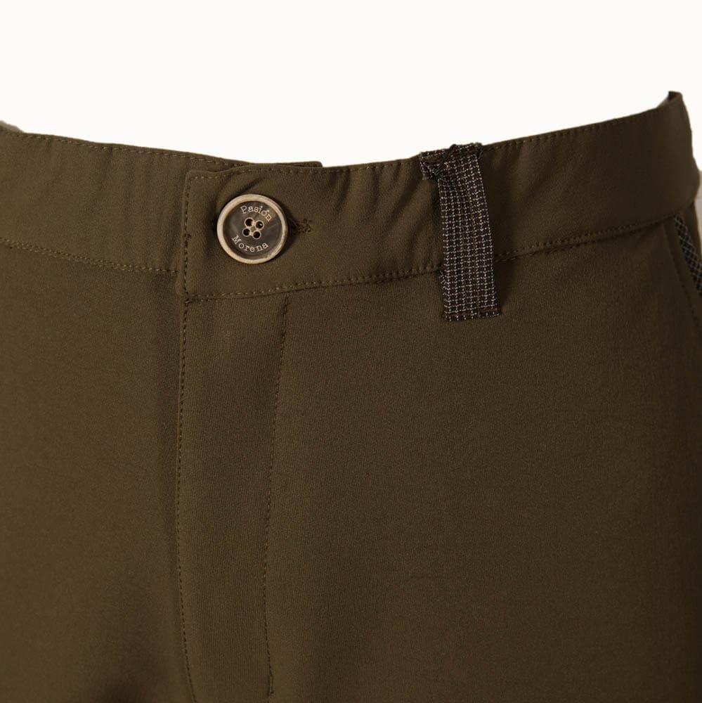 Pantalón Caza Hombre Pasión Morena 05017 Verde Refuerzo Rodilla 5/5