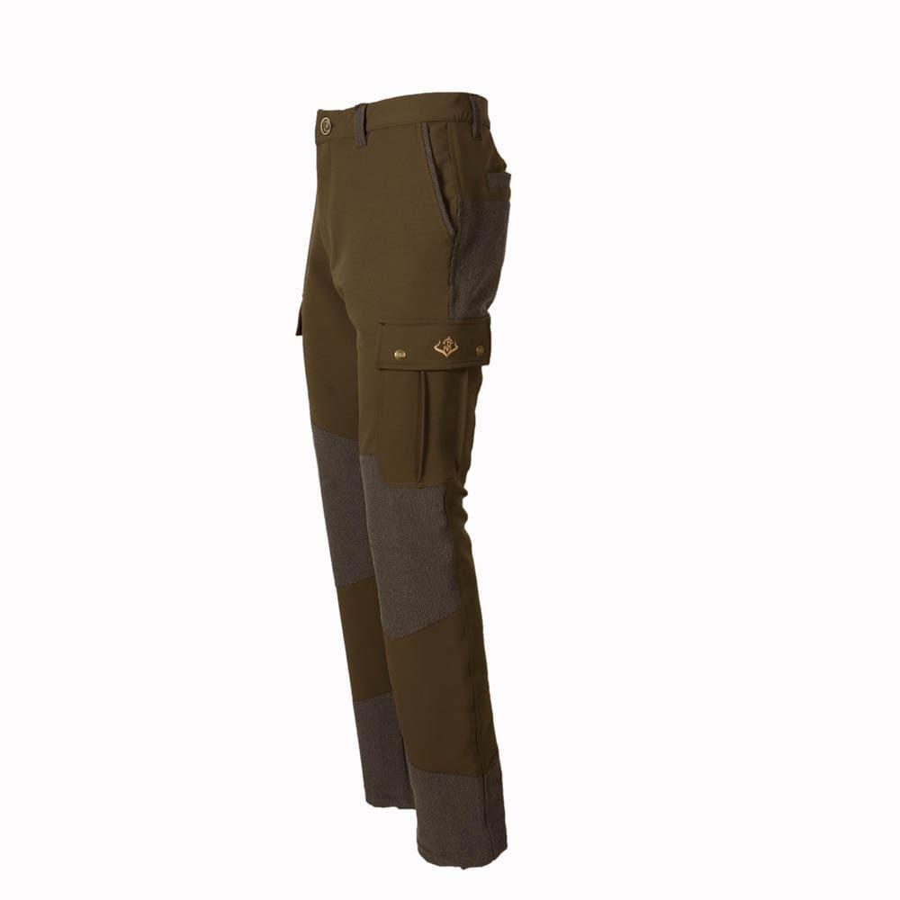 Pantalón Caza Hombre Pasión Morena 05017 Verde Refuerzo Rodilla 2/5