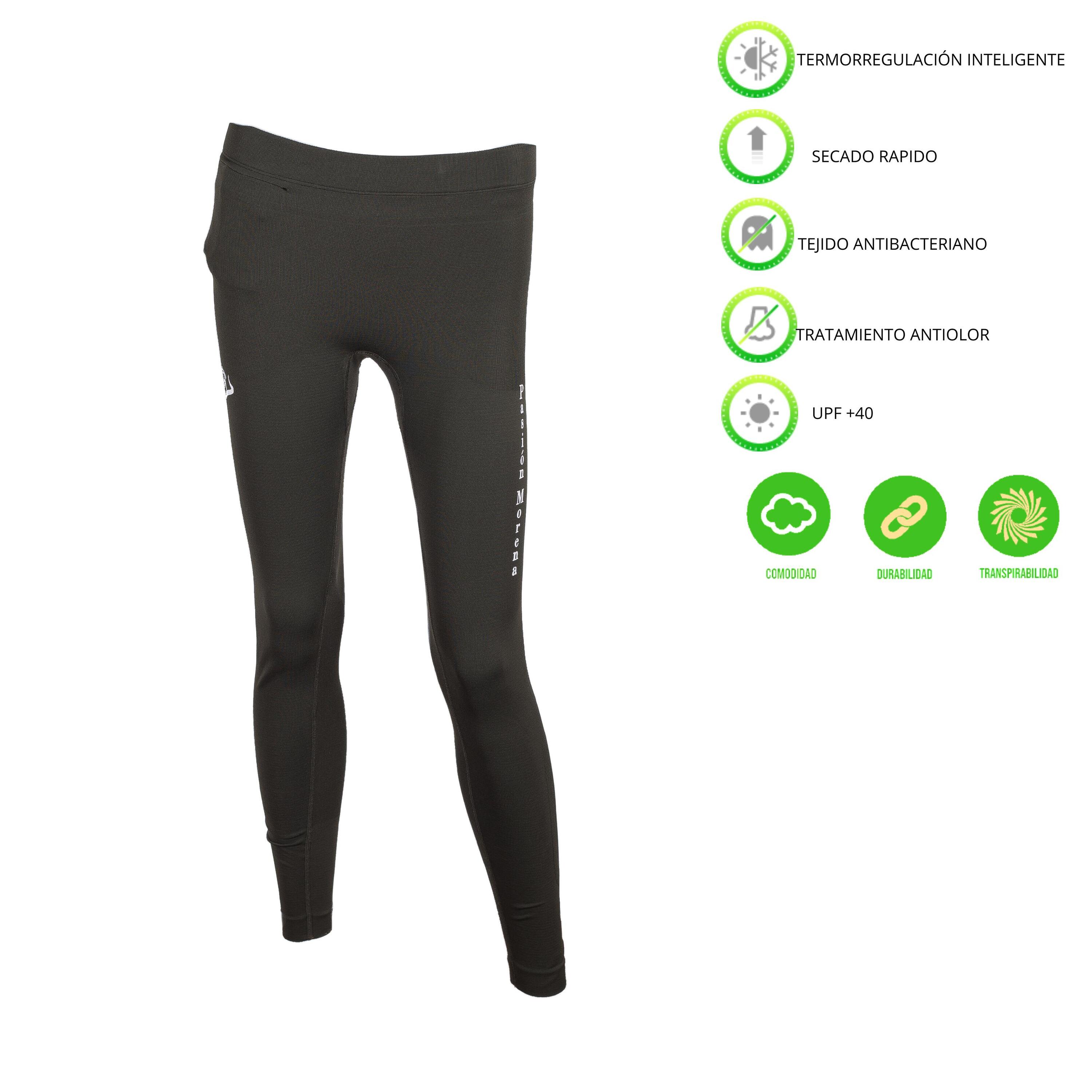 Mallas leggings Caza Pasión Morena 06015 compresiva termorregulador caqui 5/5