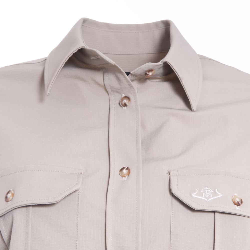 Camisa Caza Mujer Pasión Morena 02092 Beige Safari Manga Larga 2/6