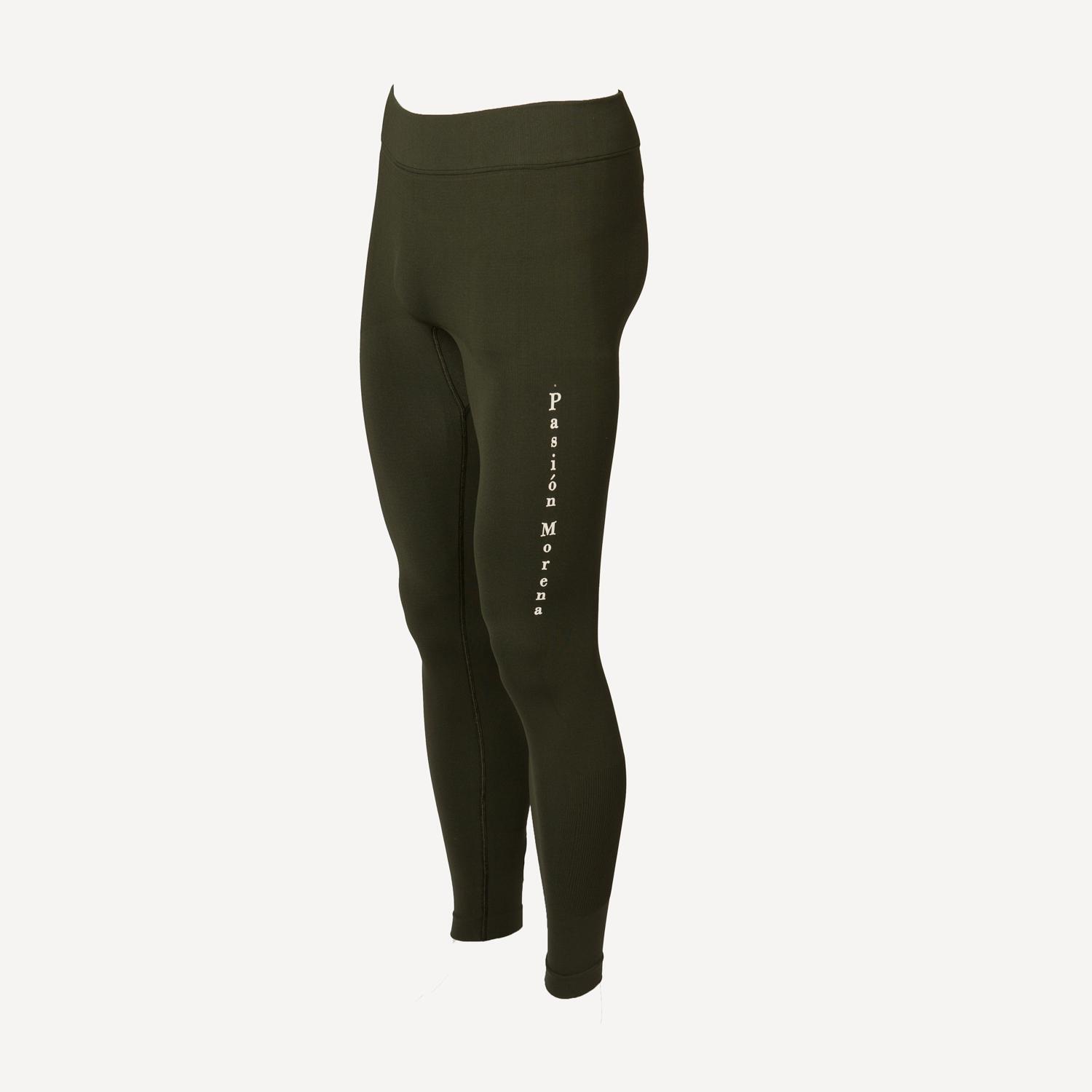 Mallas leggings Caza Pasión Morena 06015 compresiva termorregulador caqui 3/5