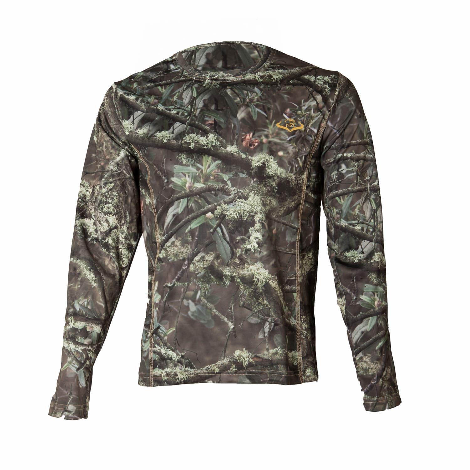 Camiseta Técnica Caza Hombre Pasión Morena 3700834 Camuflaje Coolmax Manga Larga 1/4