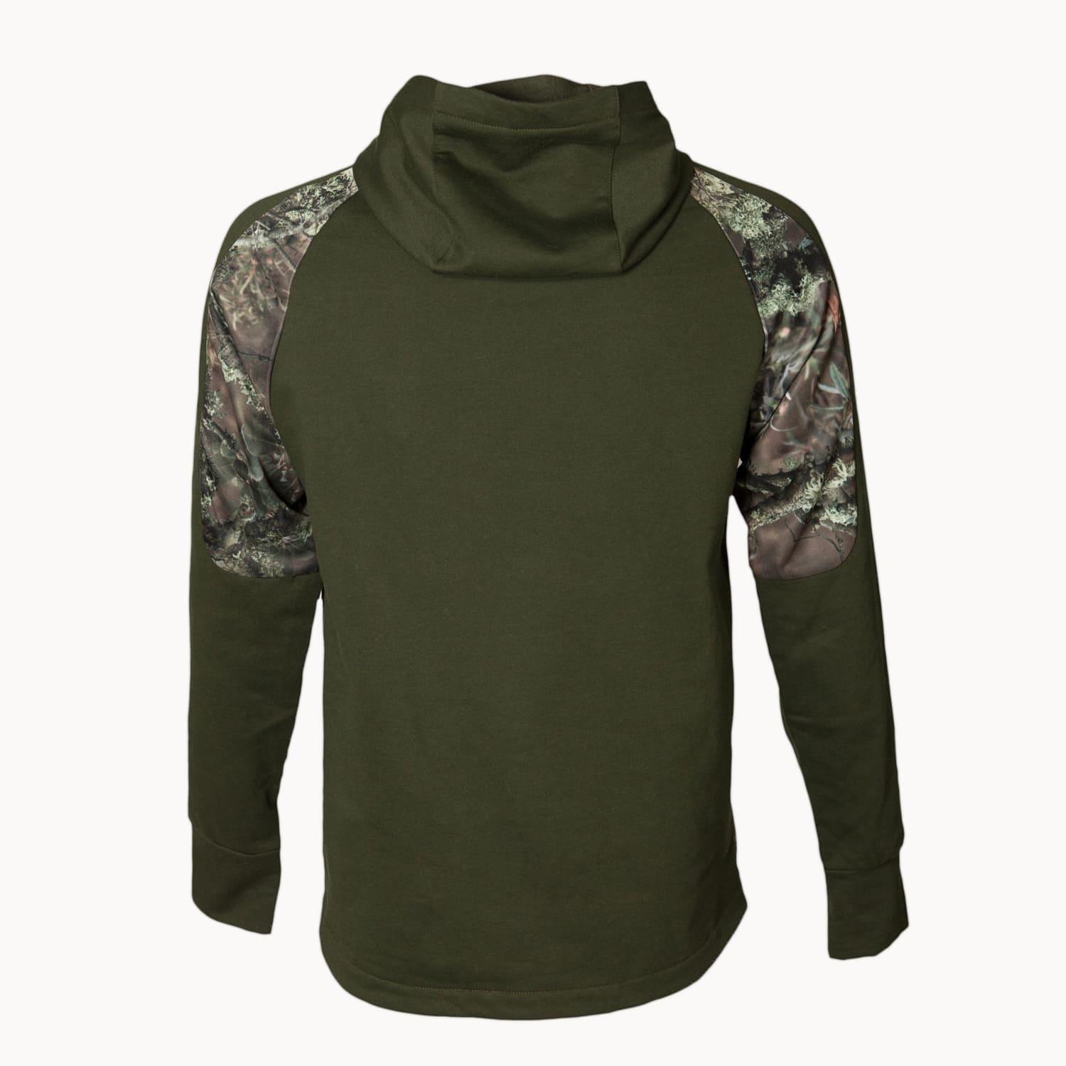 Sudadera Caza Pasión Morena 39004 Verde con Capucha 2/3
