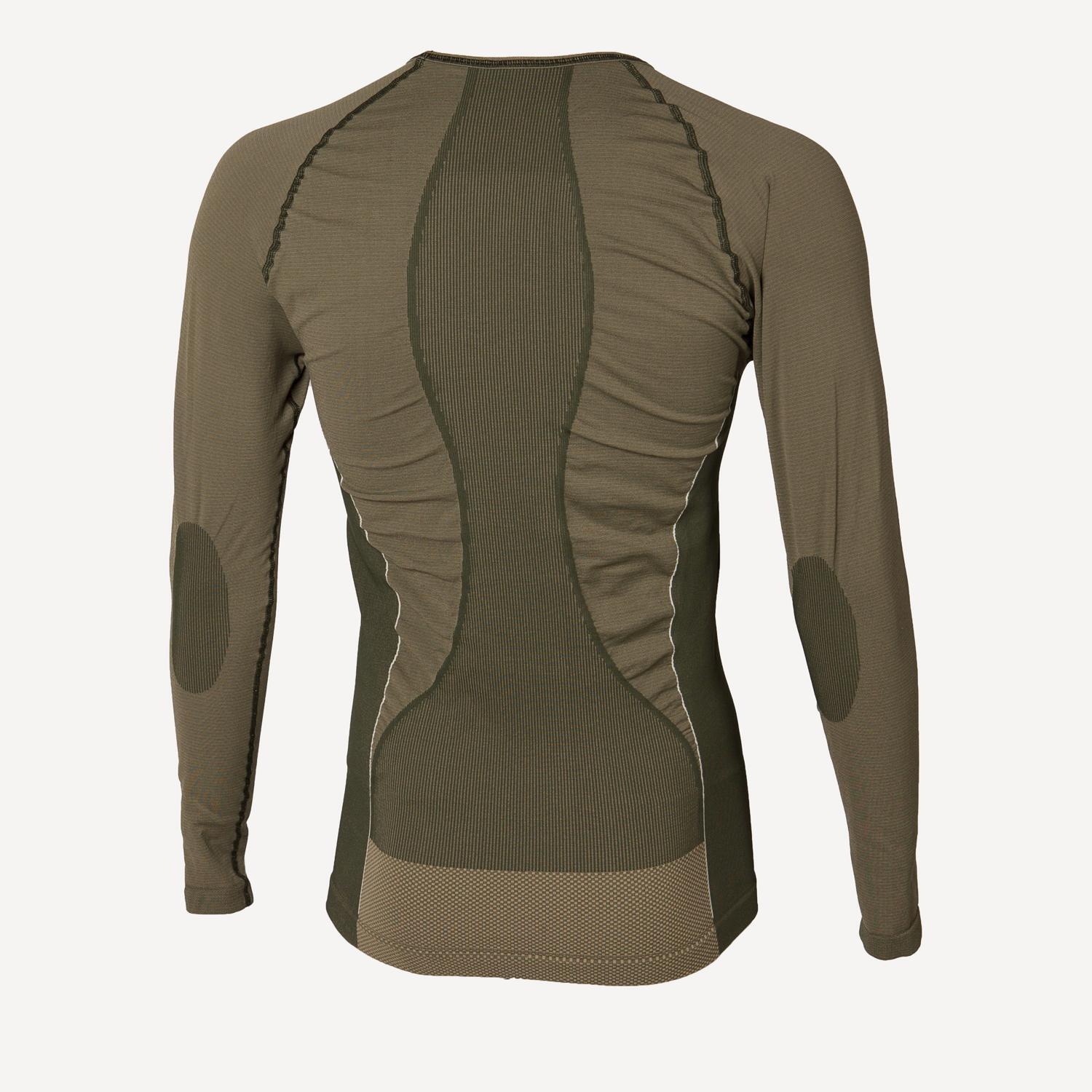 Camiseta Caza Hombre Pasión Morena 37004 Caqui Técnica Termorreguladora 2/3