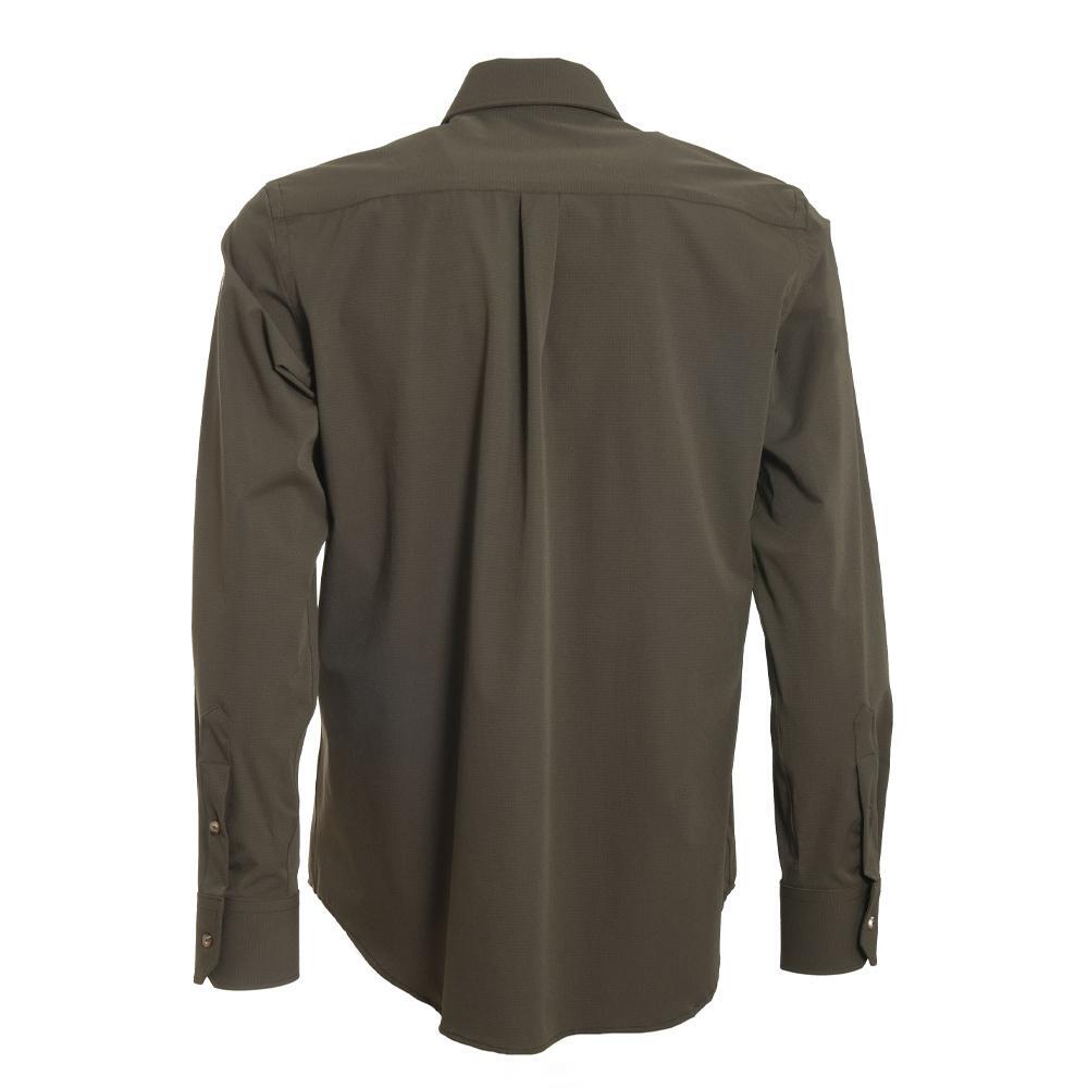 Camisa Caza Hombre Pasión Morena 01100 Verde Safari Manga Larga 6/6