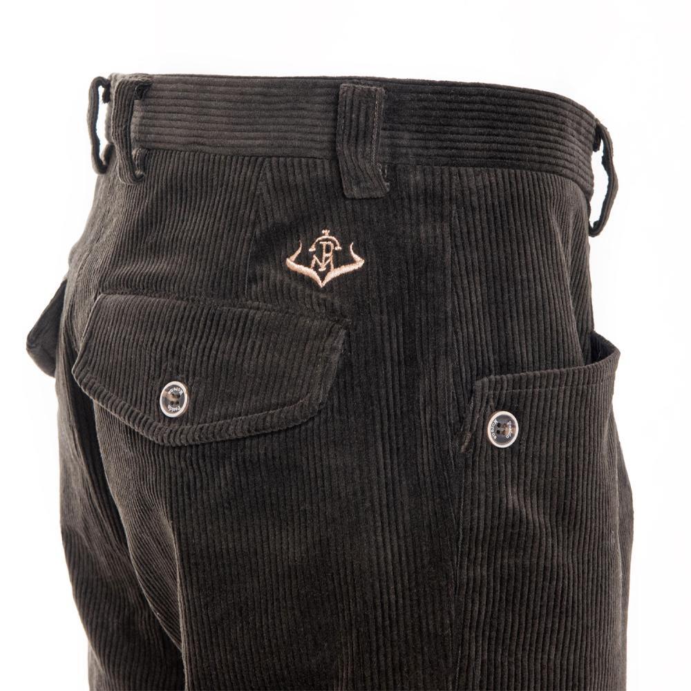 PANTALÓN CALZONA CAZA PARA HOMBRE PASION MORENA PANA ELASTICA VERDE 2/6