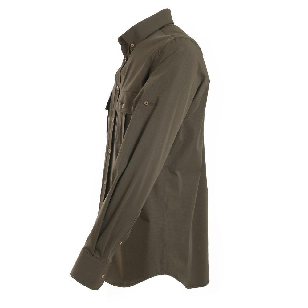 Camisa Caza Hombre Pasión Morena 01100 Verde Safari Manga Larga 4/6