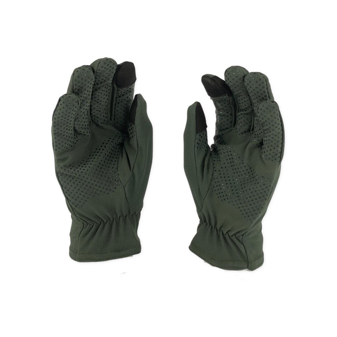 Guantes Caza Pasión Morena 25012 Verde Técnico Coolmax Fino 4/5