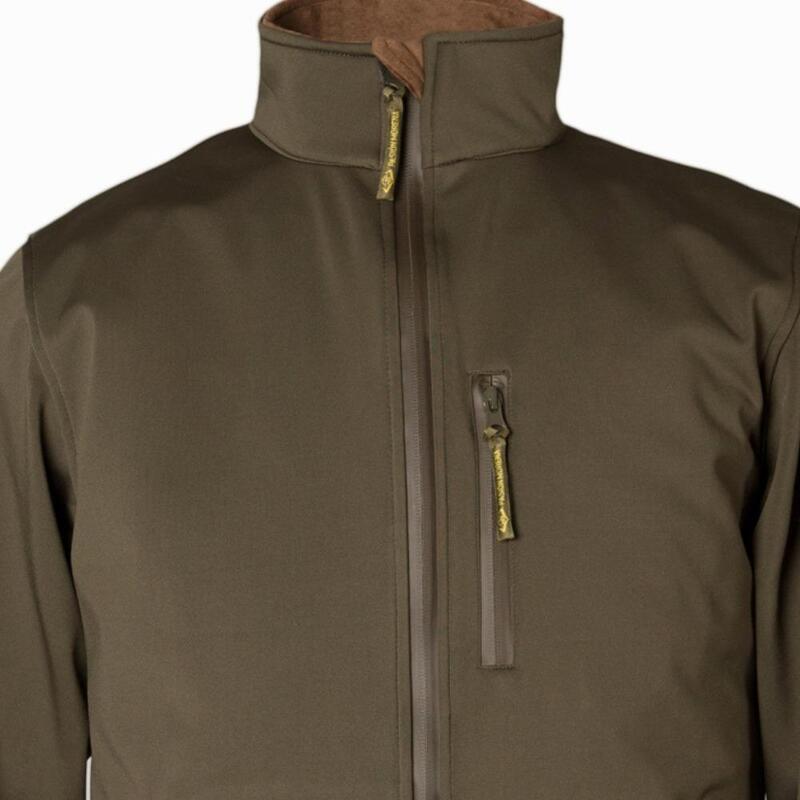 Chaqueta Caza Hombre Pasión Morena 09024 Verde Soft Shell Ligera