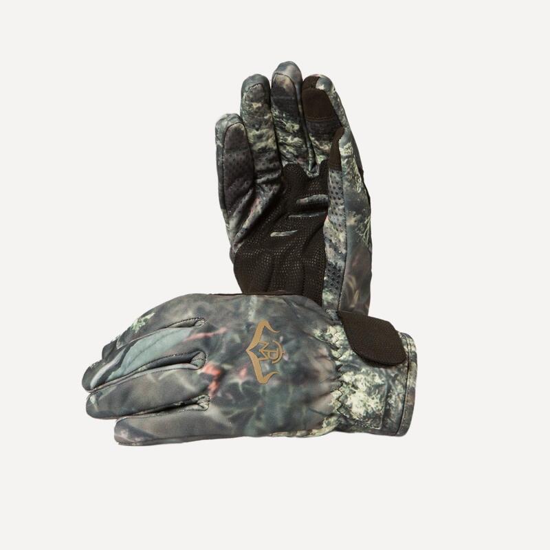 Guantes Caza Pasión Morena 25013 Camuflaje Técnico Soft Shell Grueso