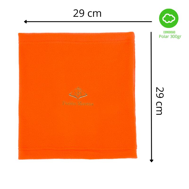 Braga de Cuello Caza Pasión Morena 27001 Naranja Alta Visibilidad Polar 300 gr