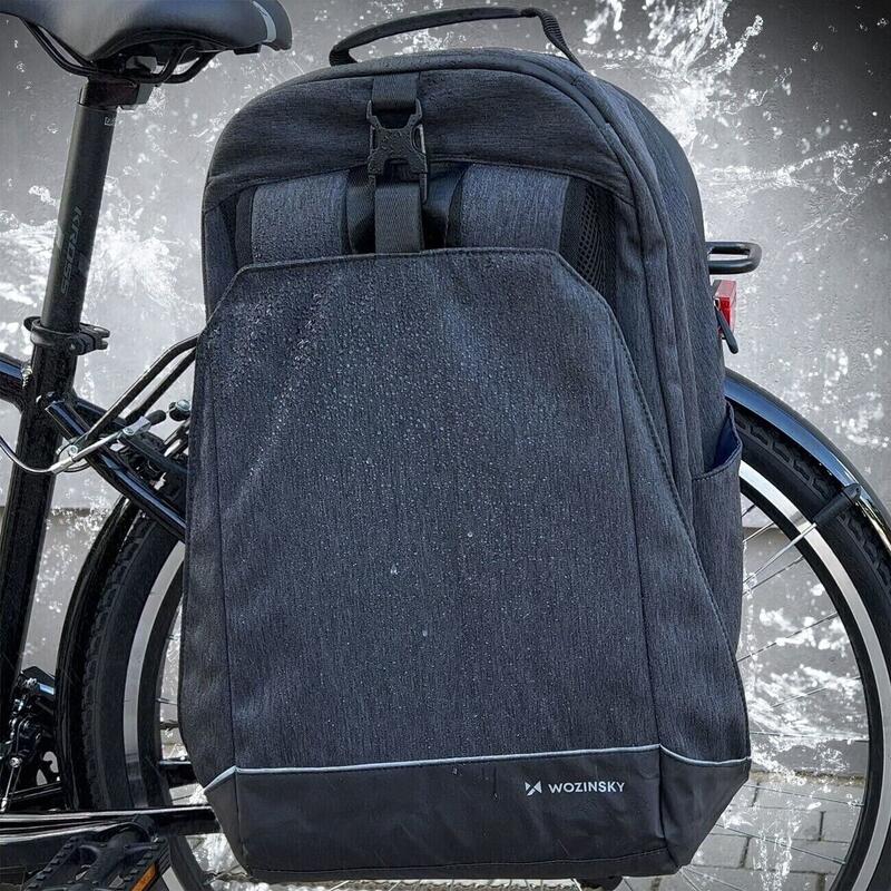 2x geanta portbagajul bicicletei cu cadru 40l Wozinsky