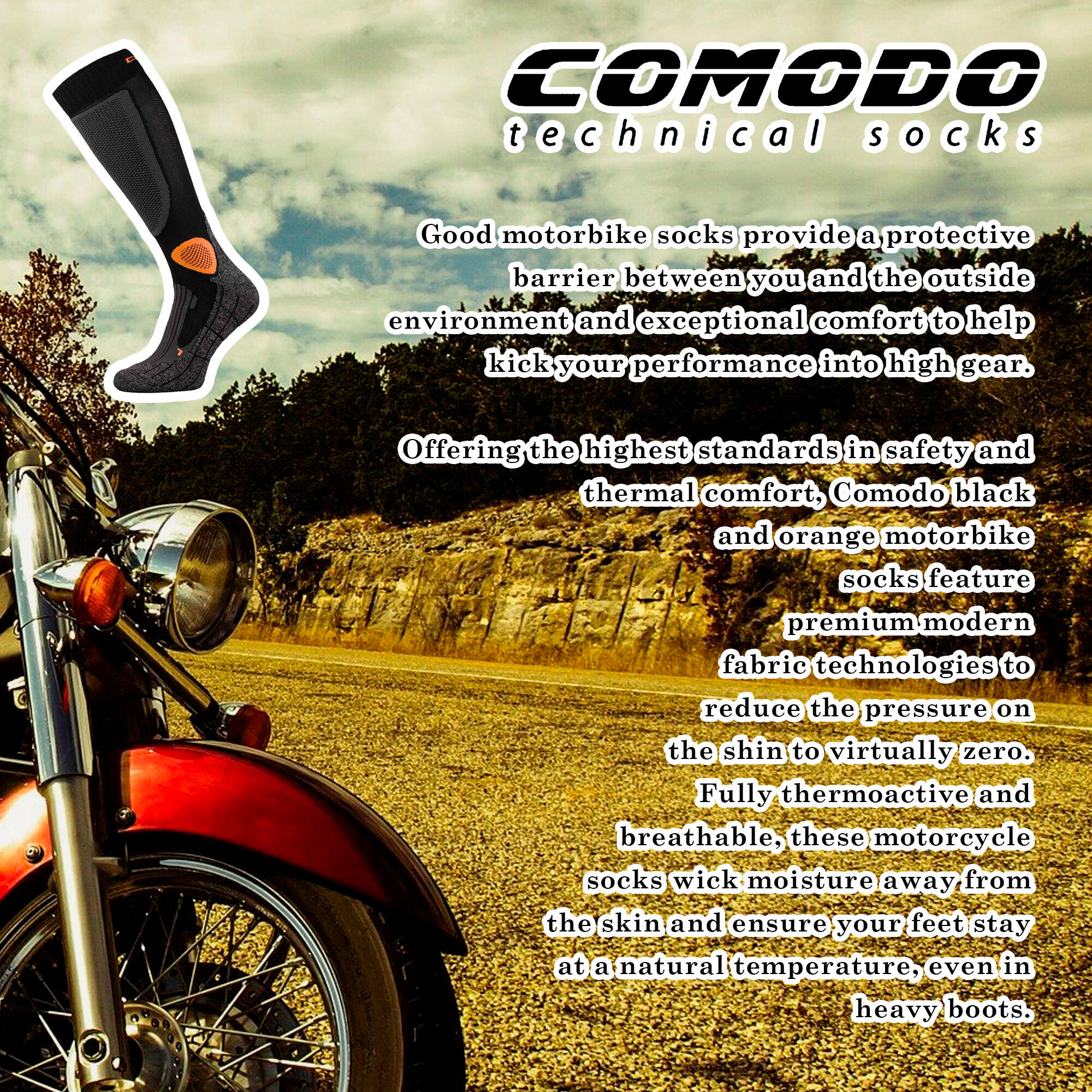Waterproof Motorcycle Socks Calcetines Oxford Coolmax Para