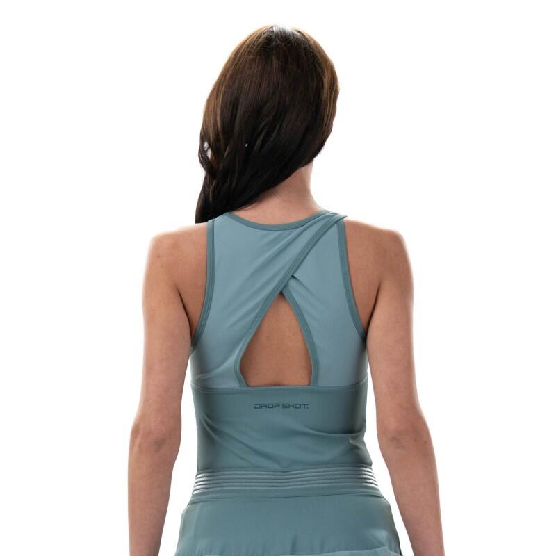 Maglietta Drop Shot Brezza Donna Verde 3/3