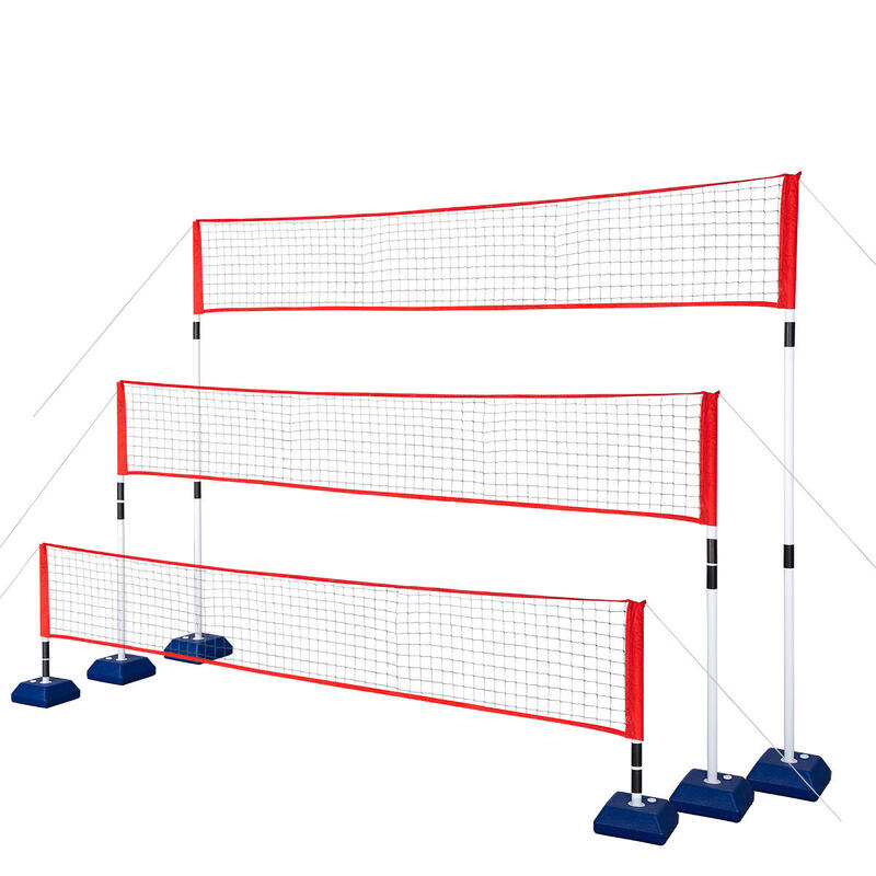 Siatka multifunkcyjna badminton+tenis+siatkówka w pokrowcu NT0300 3w1 Nils