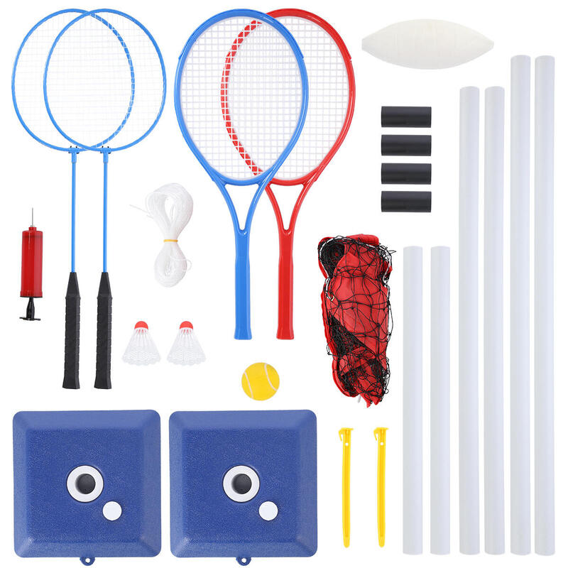 Siatka multifunkcyjna badminton+tenis+siatkówka w pokrowcu NT0300 3w1 Nils