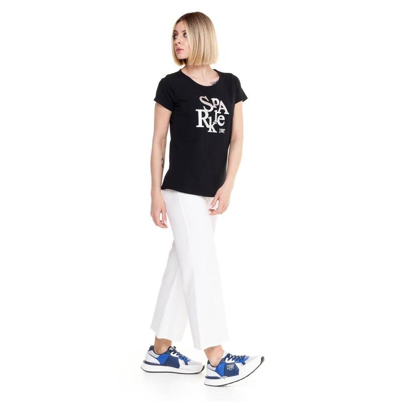 Dames t-shirt korte mouwen Sparkly