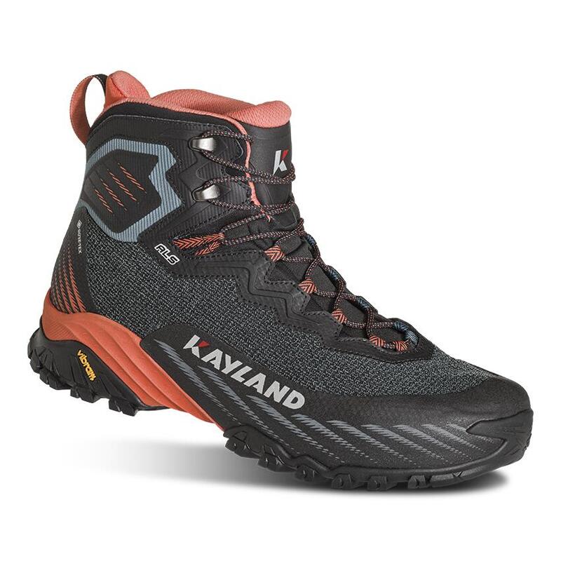 scarponi hiking uomo DUKE MID GTX BLACK ORANGE