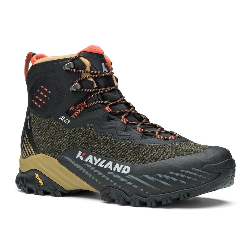 scarponi hiking uomo DUKE MID GTX BLACK OCHER