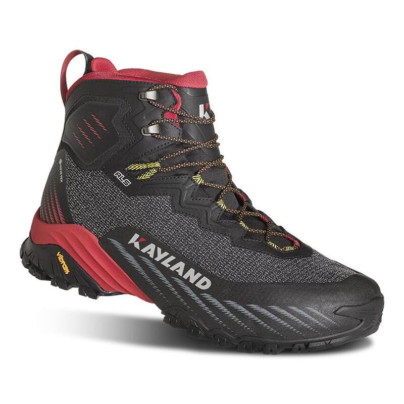 scarponi hiking uomo DUKE MID GTX BLACK  RED