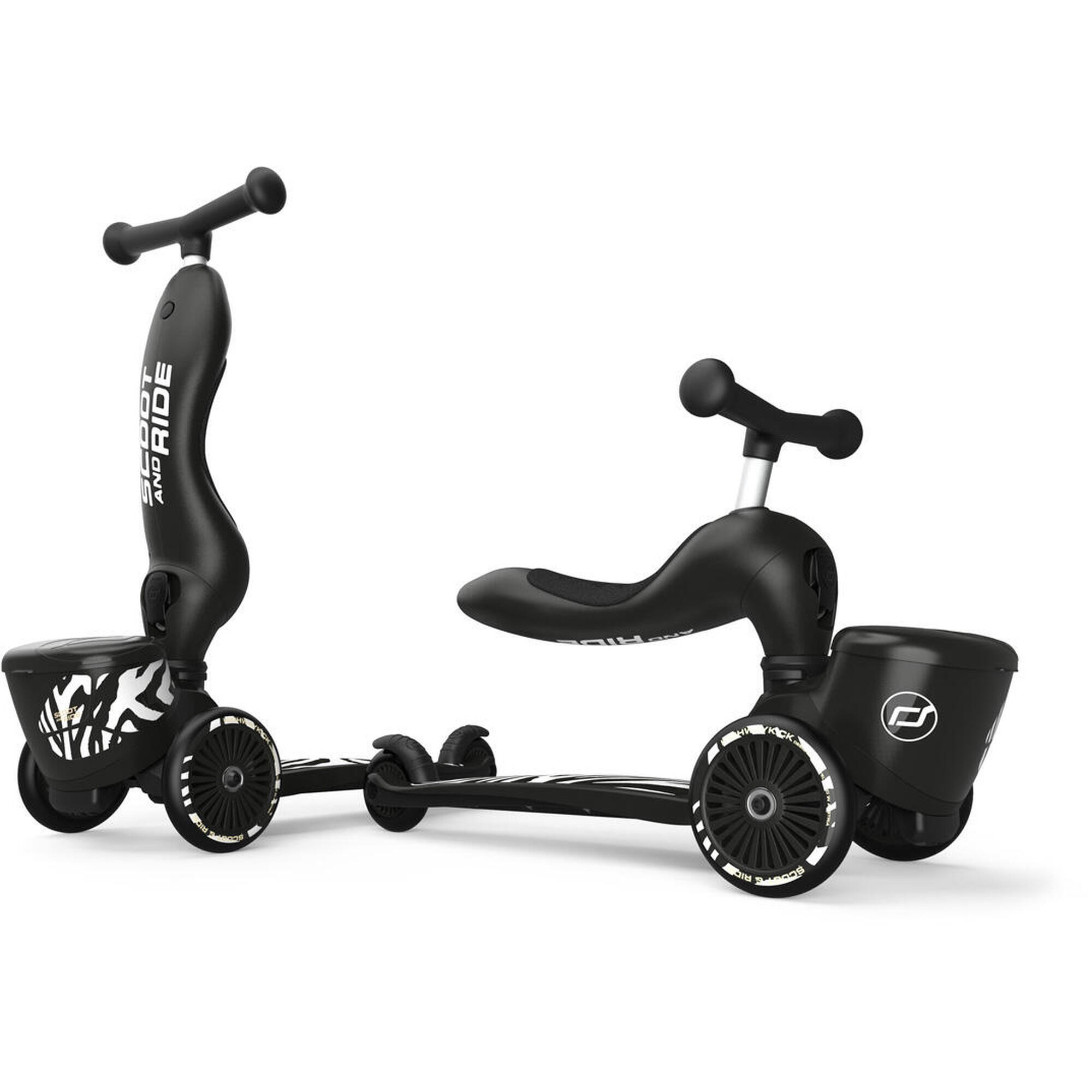 Highwaykick 1 Lifestyle Zebra draisienne scooter / triciclo