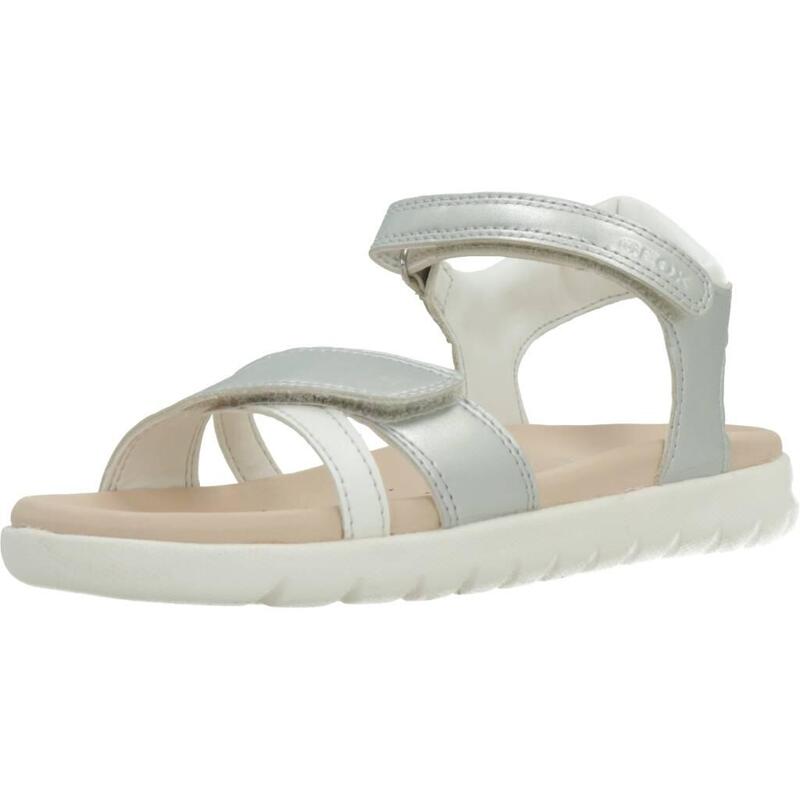 Sandalias Niña Geox J Sandal Soleima Gir Plata