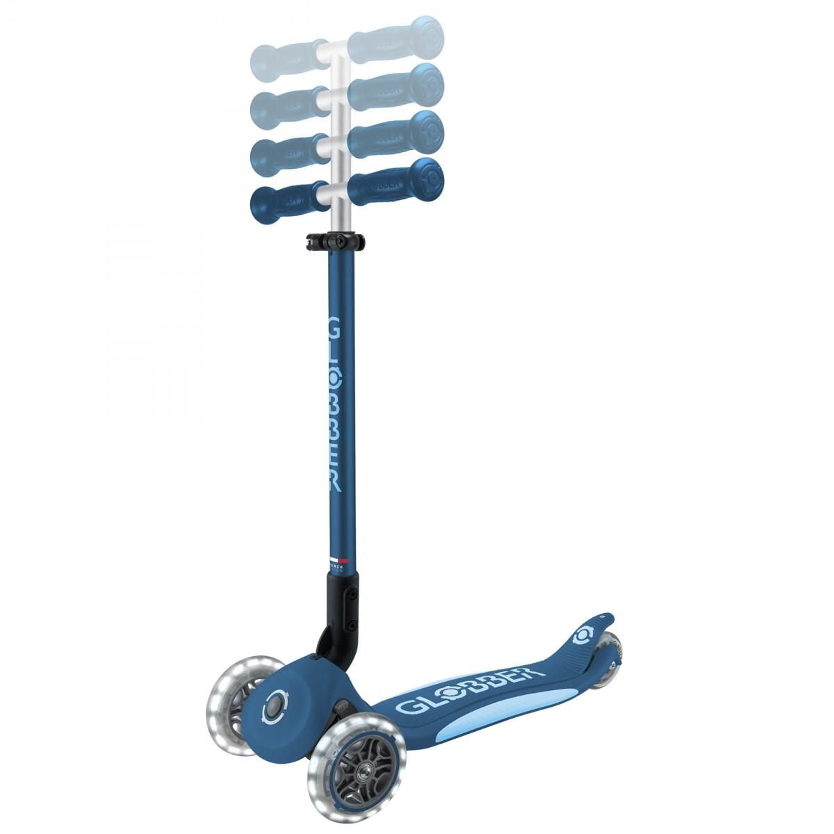 Trotinete ELITE LIGHTS - Azul Petróleo 4/5
