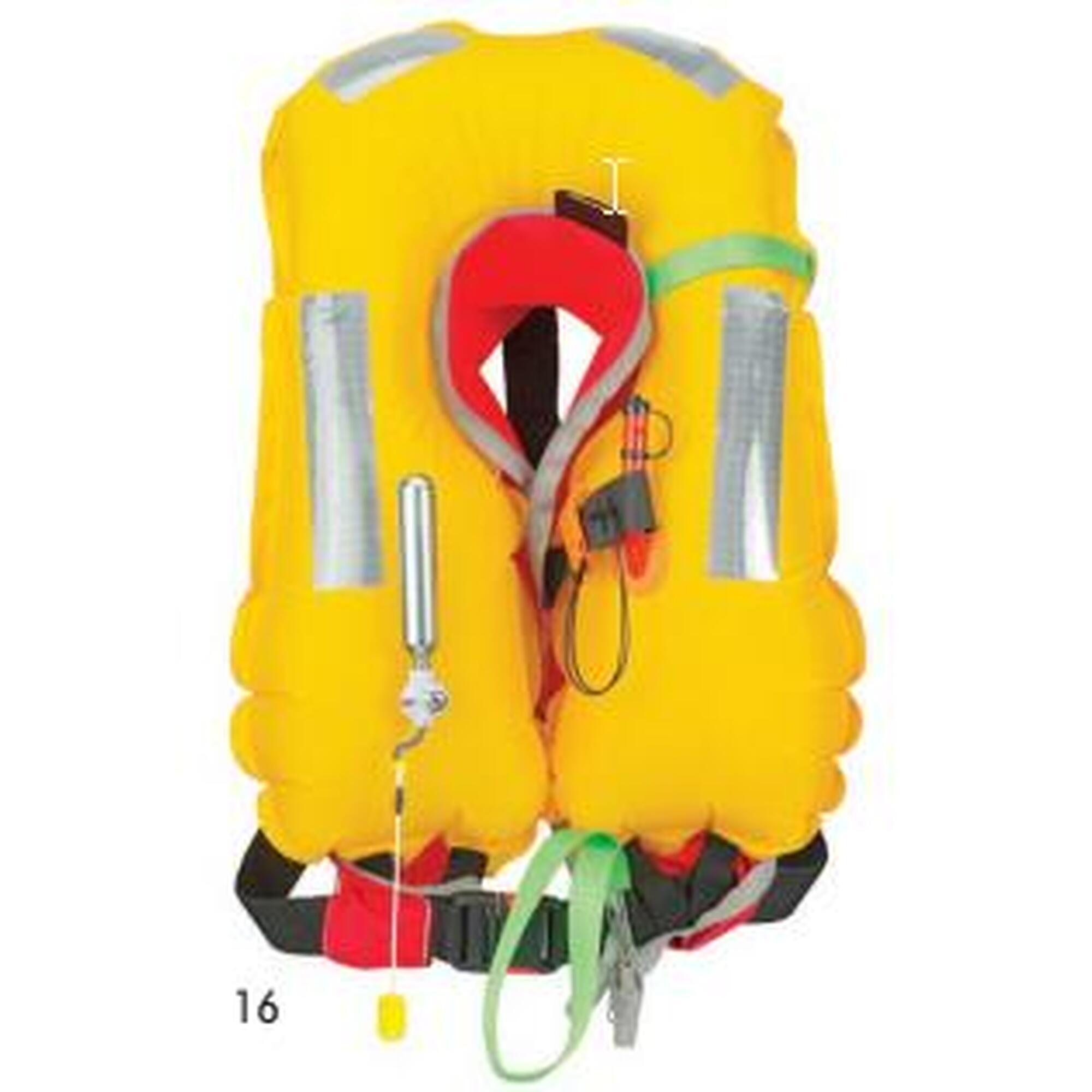 Vestă de salvare New Pilot 165, negru, manuală