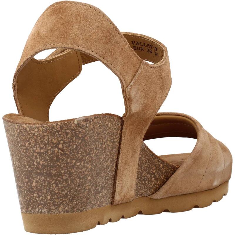 Sandalias Mujer Panama Jack Valley B2 Marron Claro