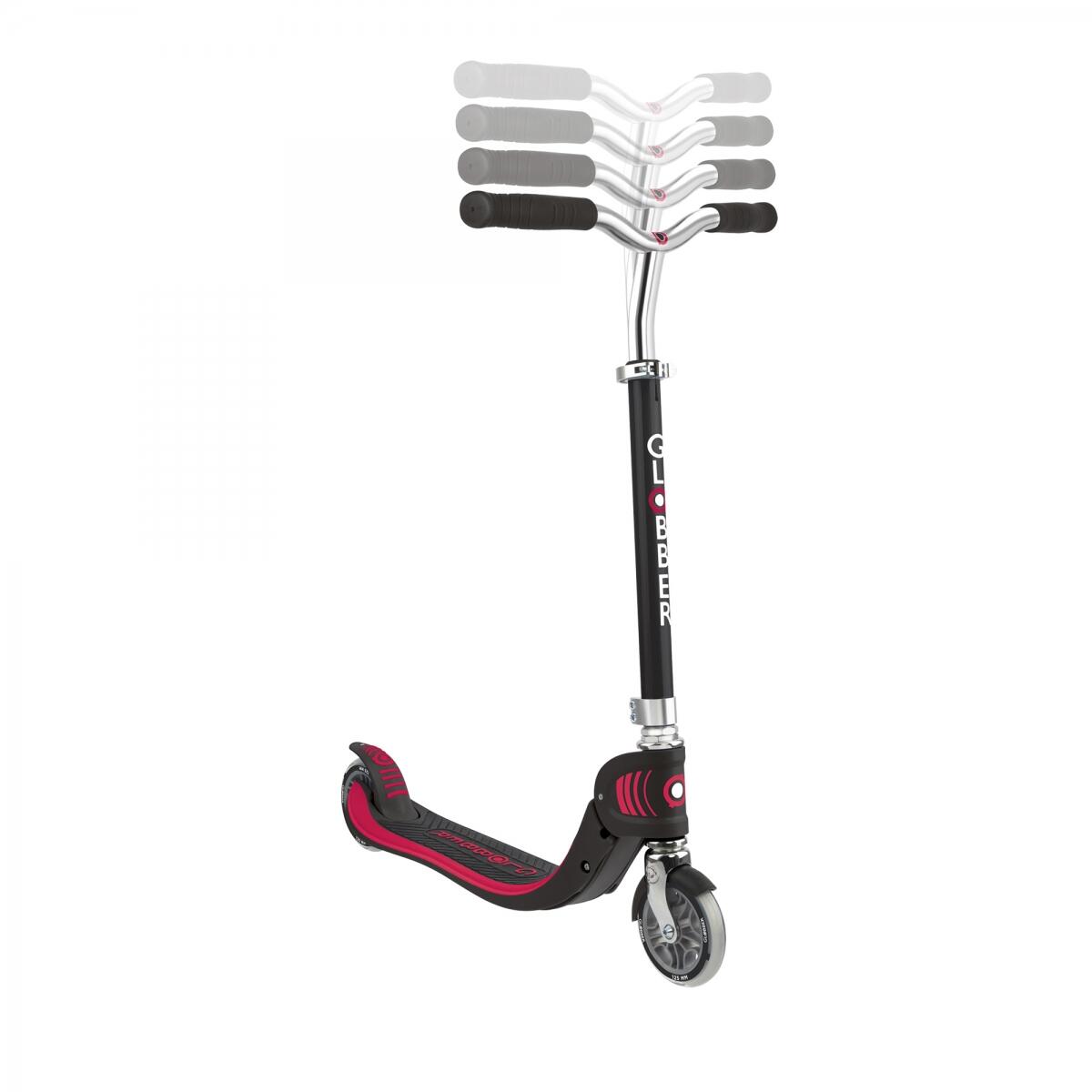 Trottinette 2 roues FLOW FOLDABLE 125 V2 - Noir-Rouge 5/6