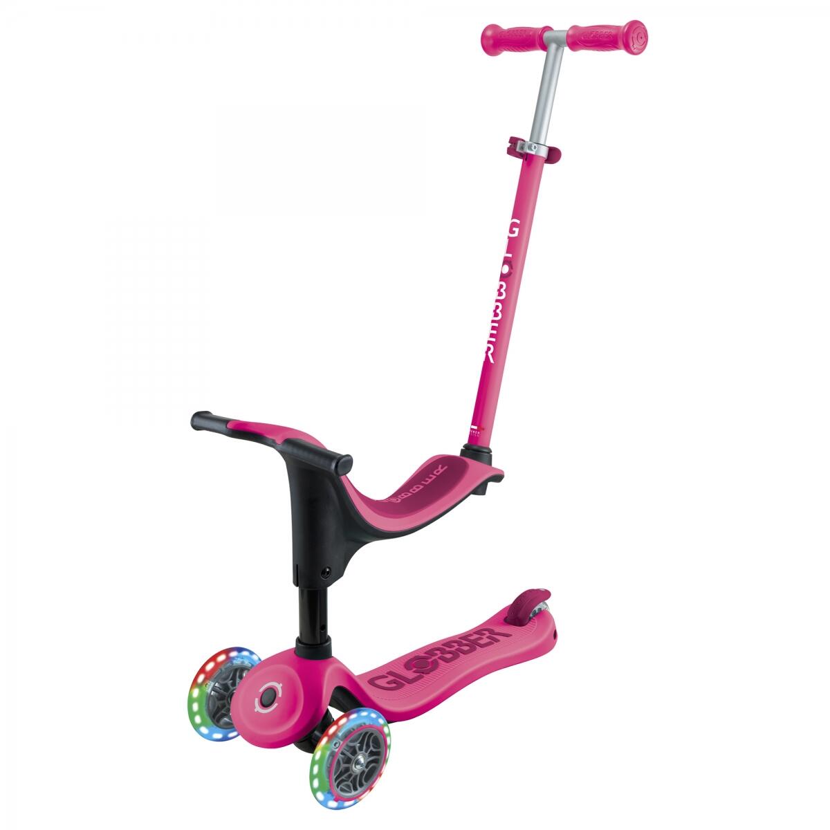 Trottinette évolutive GO-UP SPORTY LIGHTS - Rose Fuchsia 3/5