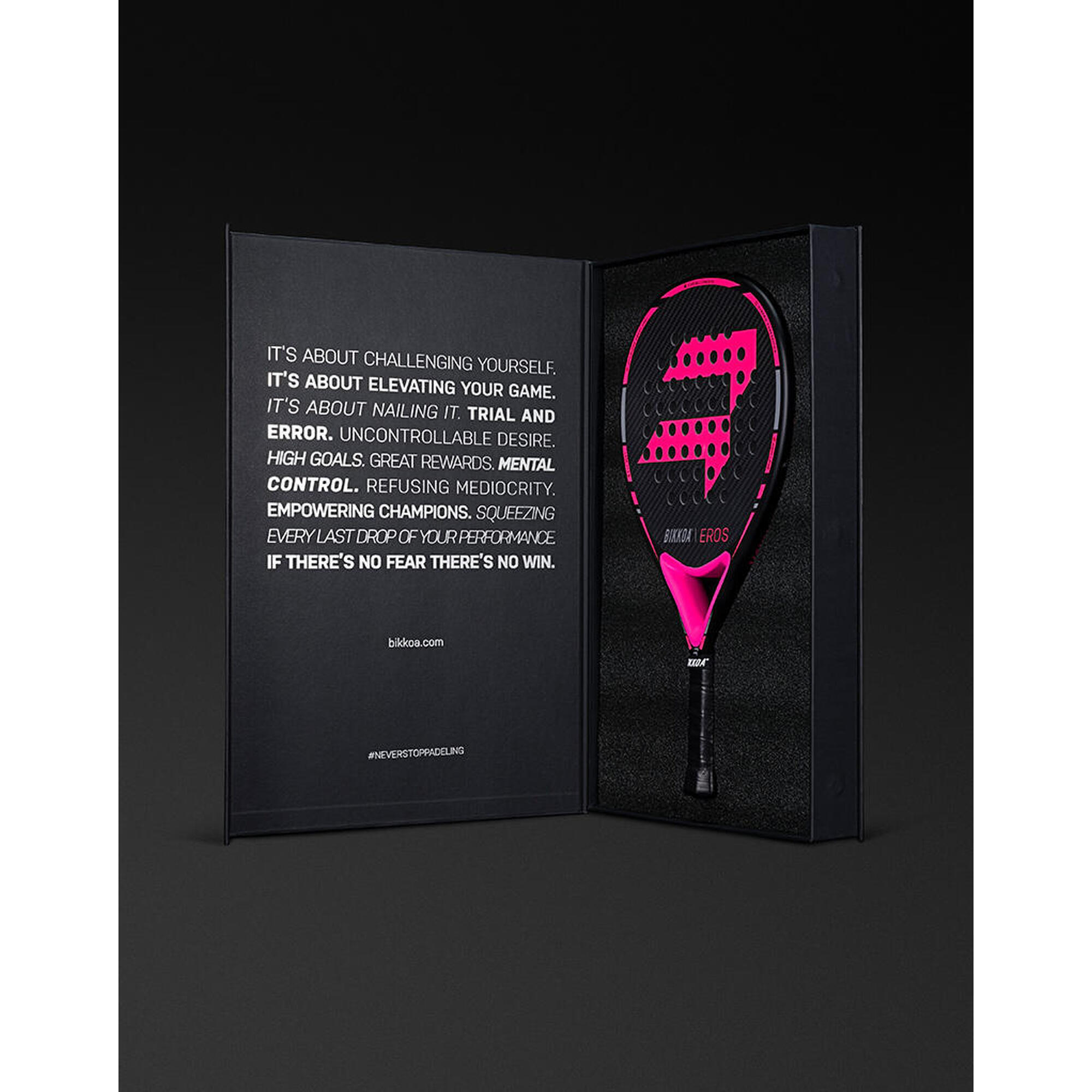 Rachetta de padel EROS Magenta Adulto